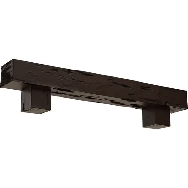 Kit w/ Alamo Corbels, NaturaL Mahogany, 4